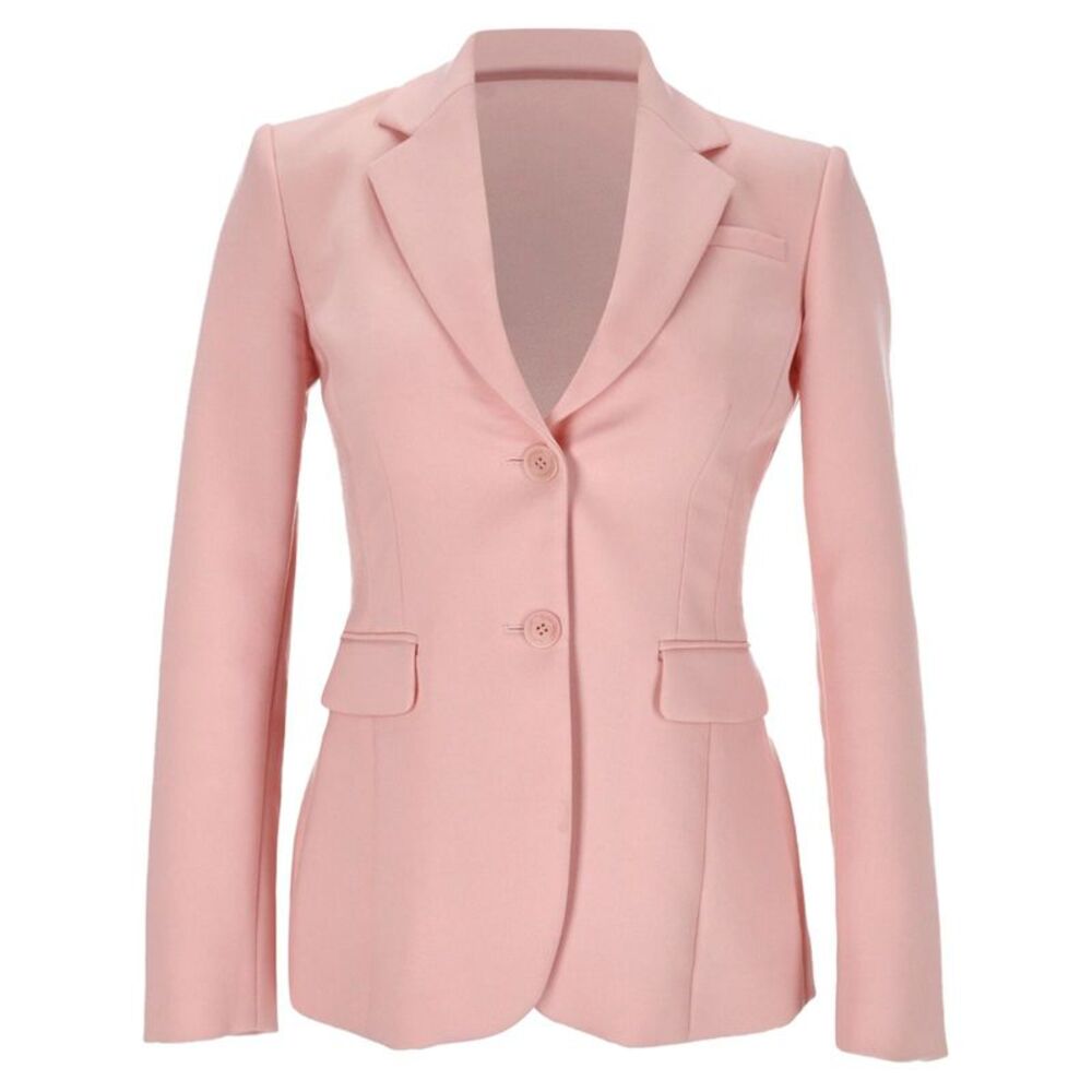 Altuzarra Single-Breasted Blazer in Pink Virgin Wool